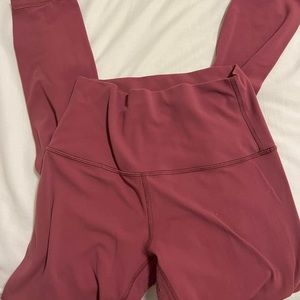 Pink Lululemon Align leggings!